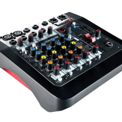 zed 6fx mezclador analógico 6 entradas con fx