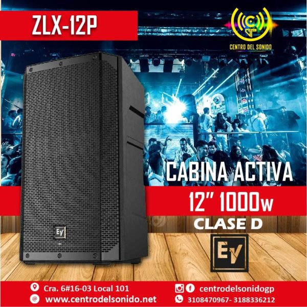cabina activa zlx12p electro voice cabina activa zlx12p electro voice