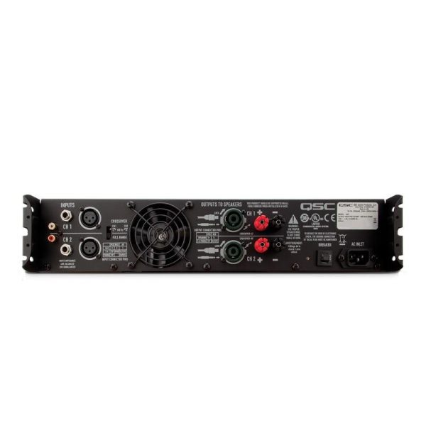 amplificador gx7 qsc stereo de 800w a 8 ohm x canal; 1200w