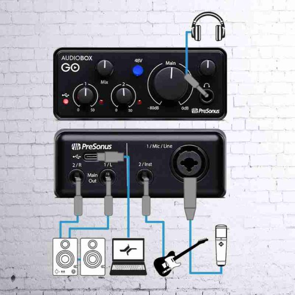 audiobox go presonus interfaz
