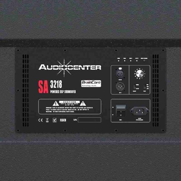 bajo activo audiocenter sa3218 4000w 140db dsp