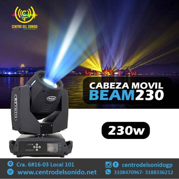 cabeza movil beam 230 7r 230w cabeza movil beam 230 7r 230w
