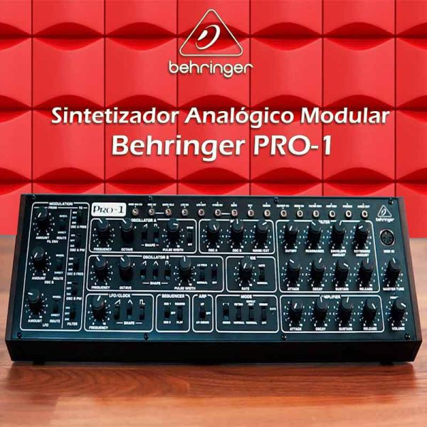 sintetizador analógico modular behringer pro 1 sintetizador analógico modular behringer pro 1