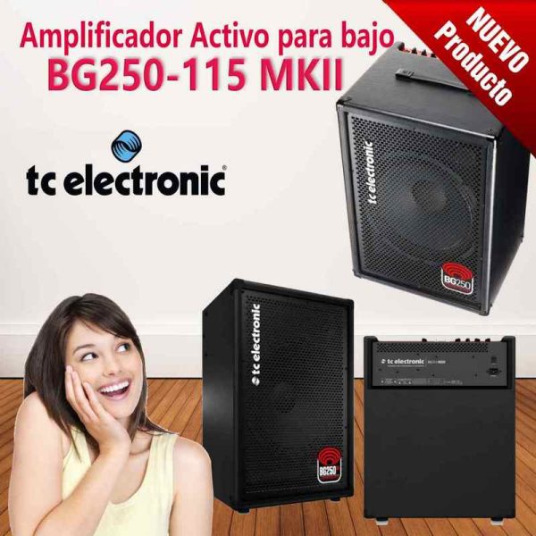 bg250115mkiiinstasonido combo compacto bg250 115 mkii con gran potencia y características tc electronic