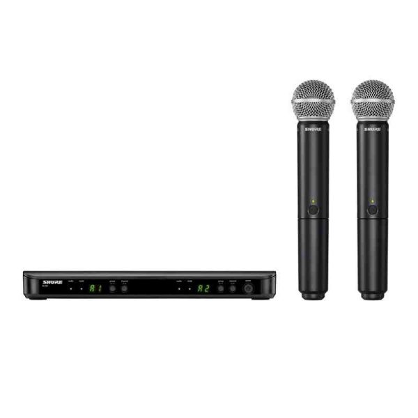 microfono doble de mano blx288sm58