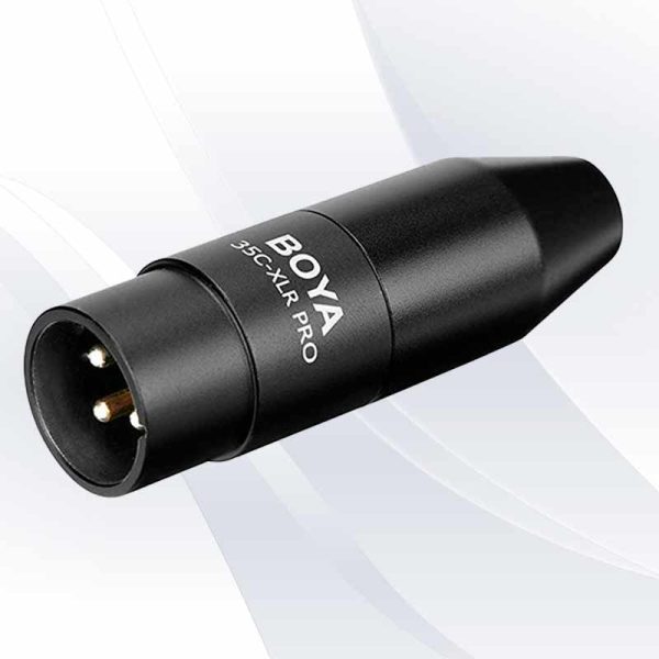 Boya 35c Xlr Pro Adaptador De Microfono De 35 Trs A Xlr BOYA 35C-XLR PRO