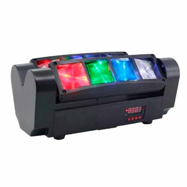 big dipper lm30s cabeza móvil / luz led doble barra móvil mini spider 8 led