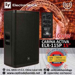 cabina activa elx115p electro voice madera 1000watt (copia)