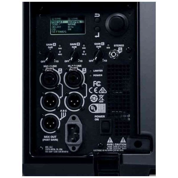 cabina activa qsc k12.2 2000watt