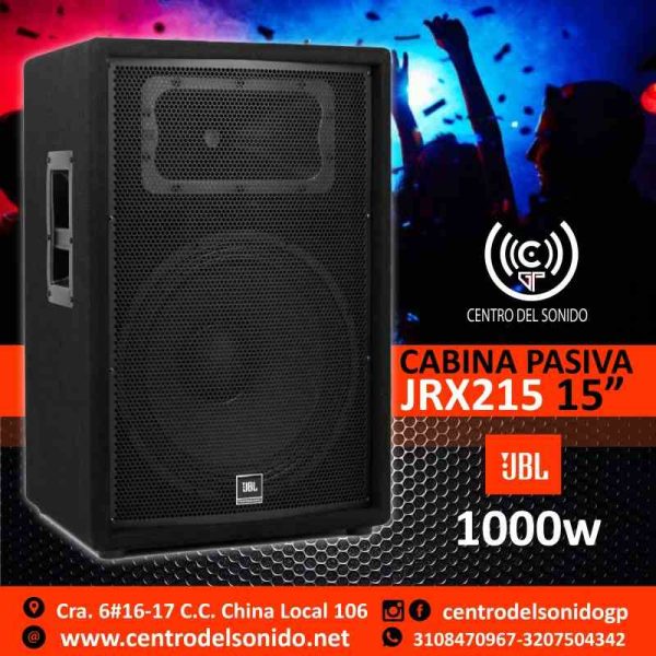 cabina pasiva jrx215 jbl
