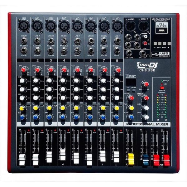consola análoga ch8usb prodj consola análoga ch8usb prodj
