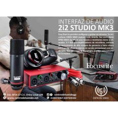 combo scarlet studio 2i2 mk3