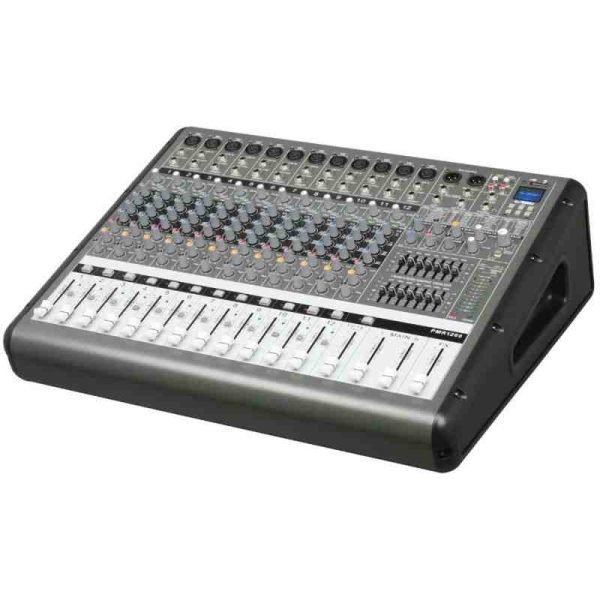 consola amplificada pmr1260 pro dj de 12 canales 600watt