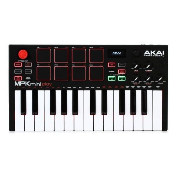 controlador-akai-mpk-play- CONTROLADOR MIDI AKAI MPK MINI PLAY