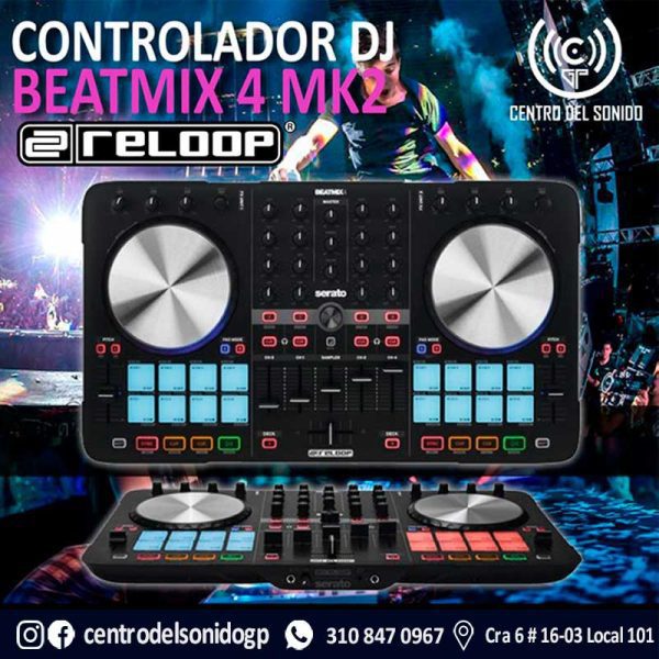 controlador-dj-beatmix-4-mk2-reloop controlador dj beatmix 4 mk2 reloop