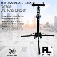 torre elevadora dj001 pl pro light (6mts – 230kg)