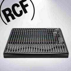 consola mezcladora e24 de 24 canales con efectos y eq. superiores rcf