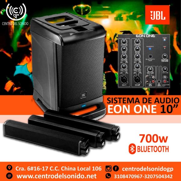 eonone sistema de sonido portable jbl eon one 380w