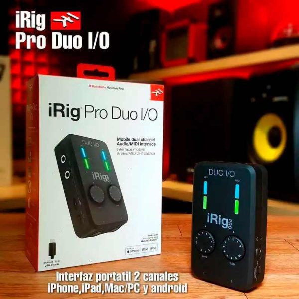 interfaz irig pro duo i/o interfaz irig pro duo i/o