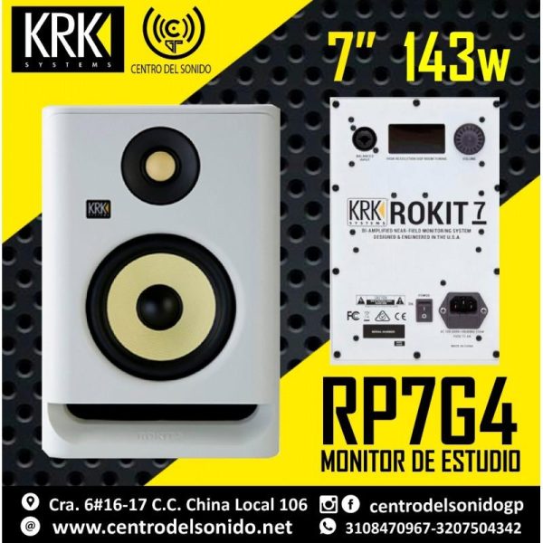 krk-rp7g4-blanco-rokit7 krk rp7g4 blanco rokit7