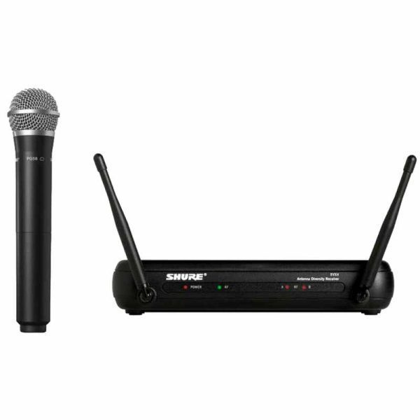 micrófono inalambrico svx24us/pg58 shure