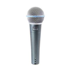 micrófono profesional vocal dinámico supercardioide shure beta58a