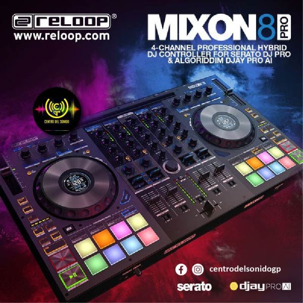 controlador dj mixon 8 pro reloop controlador dj mixon 8 pro reloop