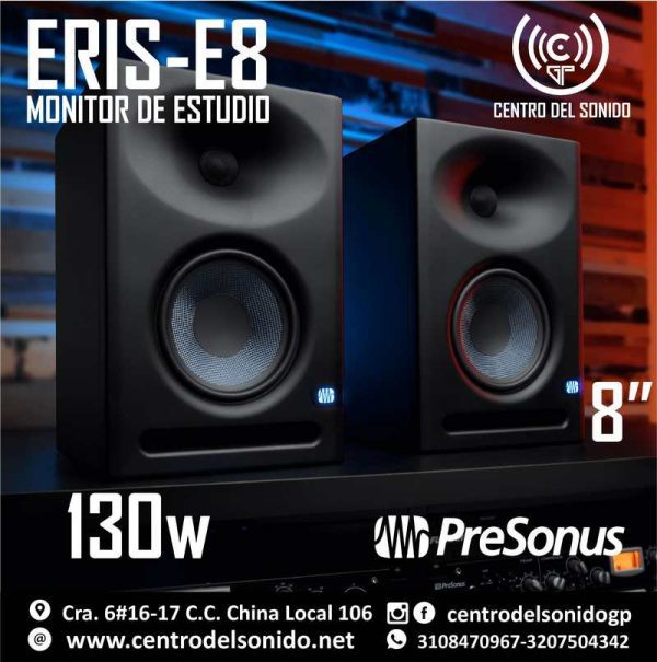 monitor-eris-e8xt-presonus monitor eris e8xt presonus