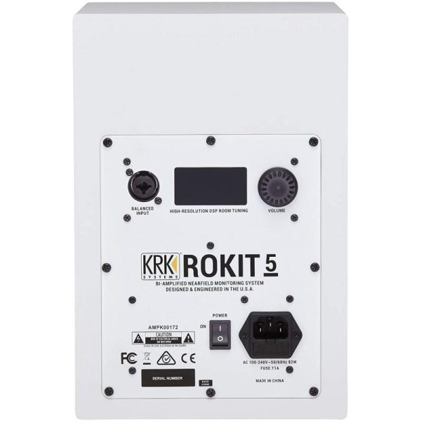 juego monitor estudio rokit krk 5g4 (blanco)