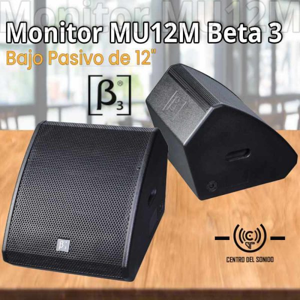 monitor de piso de 12" beta 3 mu12m monitor de piso de 12" beta 3 mu12m