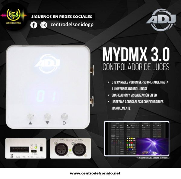 Interface-USB-American-DJ-MyDMX-3 interface usb american dj mydmx 3.0