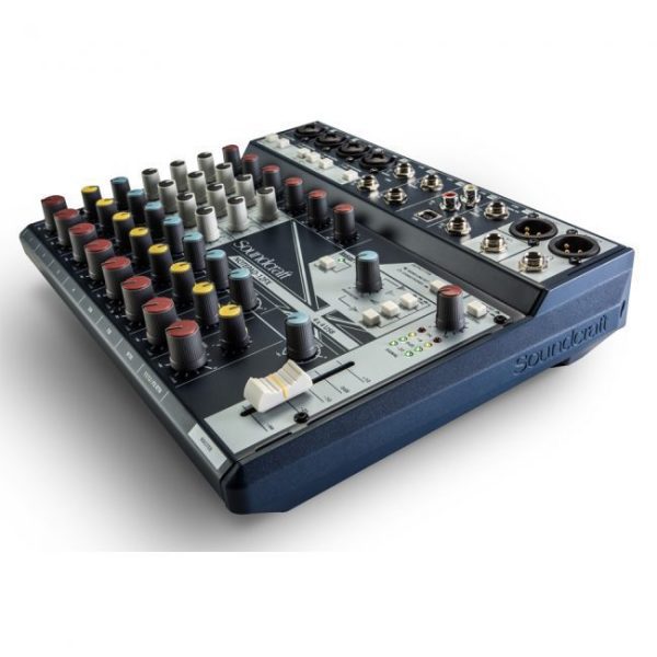 notepad 12fx consola soundcraft con interfaz y puerto usb