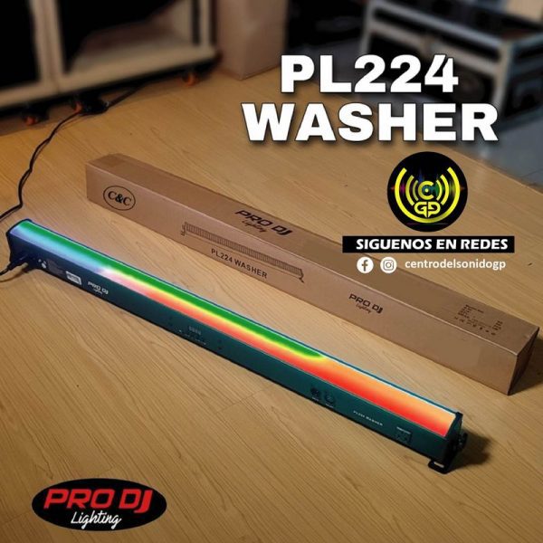 barra led pl224washer pro dj barra led pl224washer pro dj