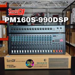 mixer de 6 canales con procesador de efectos dsp pm60s 99dsp