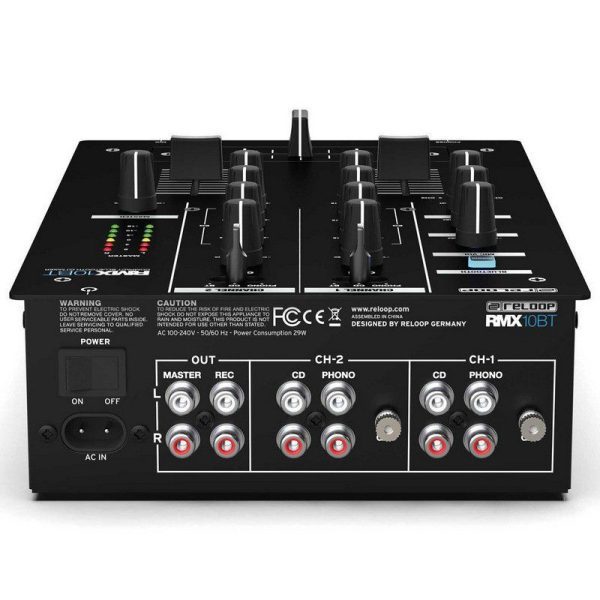 rmx 10 bt reloop mixer 2 canales con bluetooth
