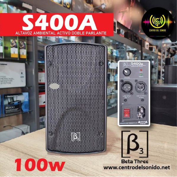 cabina activa 4" ambiental beta 3 s400a cabina activa 4" ambiental beta 3 s400a