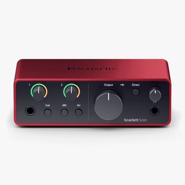 interfaz de audio focusrite scarlett solo 4g