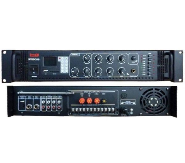 st2500b1 amplificador pro dj st2500bc 500w ambiental