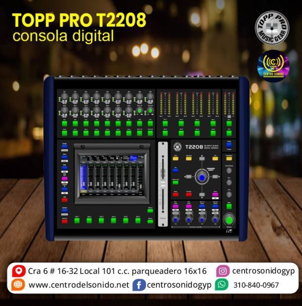 consola digital topp pro t2208 consola digital topp pro t2208