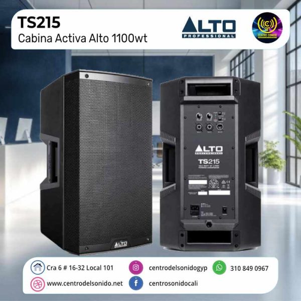 cabina activa ts215 alto 1100w cabina activa ts215 alto 1100w