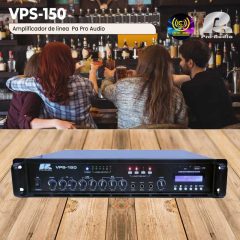 amplificador de linea vps 150 pa pro audio