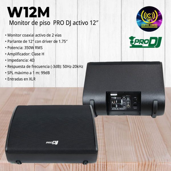 monitor de piso w12m pro dj activo 12″ monitor de piso w12m pro dj activo 12″