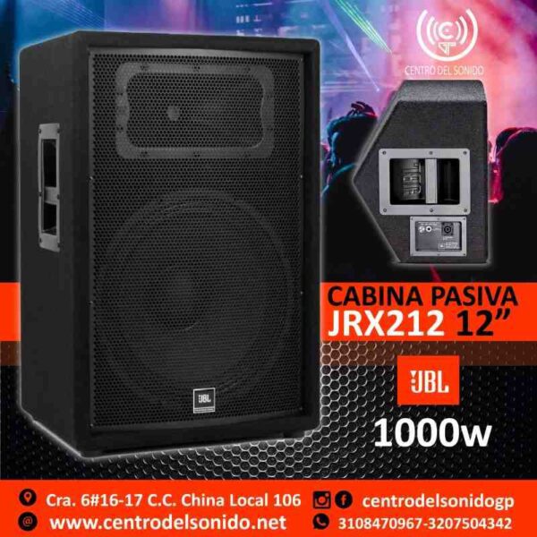 Cabina Pasiva JBL JRX212