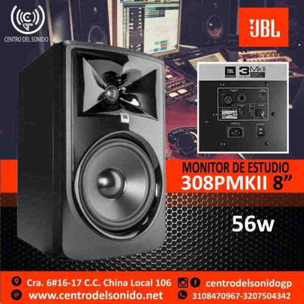 Monitor de Estudio 308P MKII JBL X UNIDAD