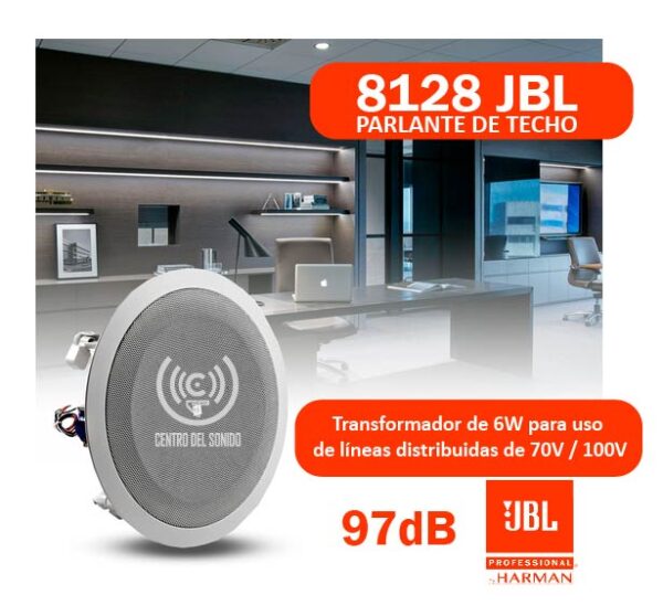 parlante 8128 jbl de techo full rango 8 pulgadas