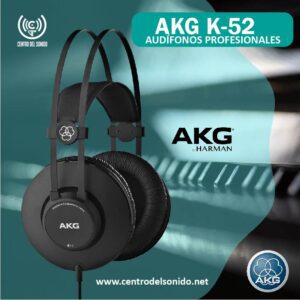 akg k52 audífonos para estudio