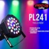 pro dj lighting par pl241 rgbw 24x1w dmx luz led escenario