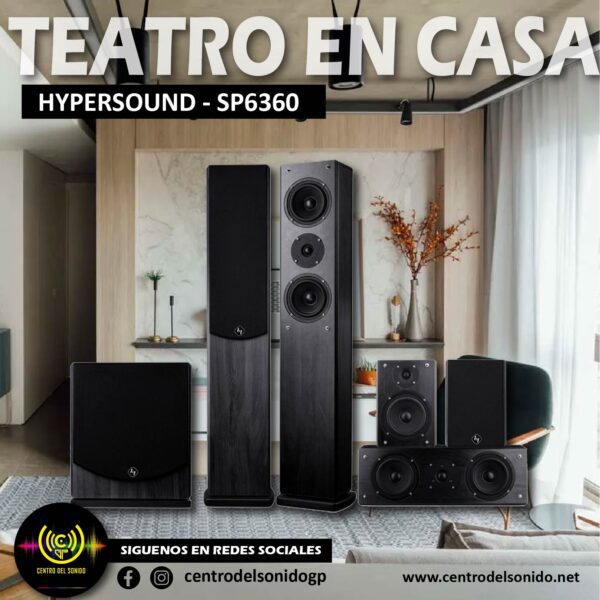 juego teatro casa sistema sp6360 v5.1 de hyper sound