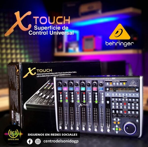 superficie de control x touch behringer