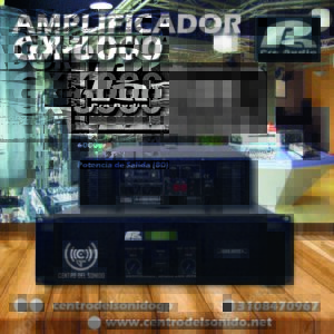 potencia gx6000 pa pro audio de 6000watt